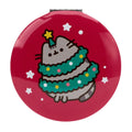 Pusheen - Miroir couleur rouge compact the Cat de Noël