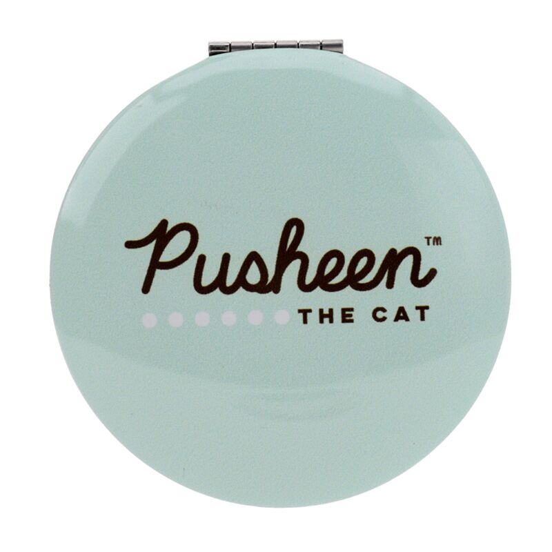 Pusheen - Miroir couleur vert menthe compact the Cat de Noël