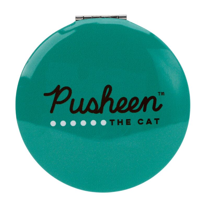 Pusheen - Miroir couleur vert sapin compact the Cat de Noël