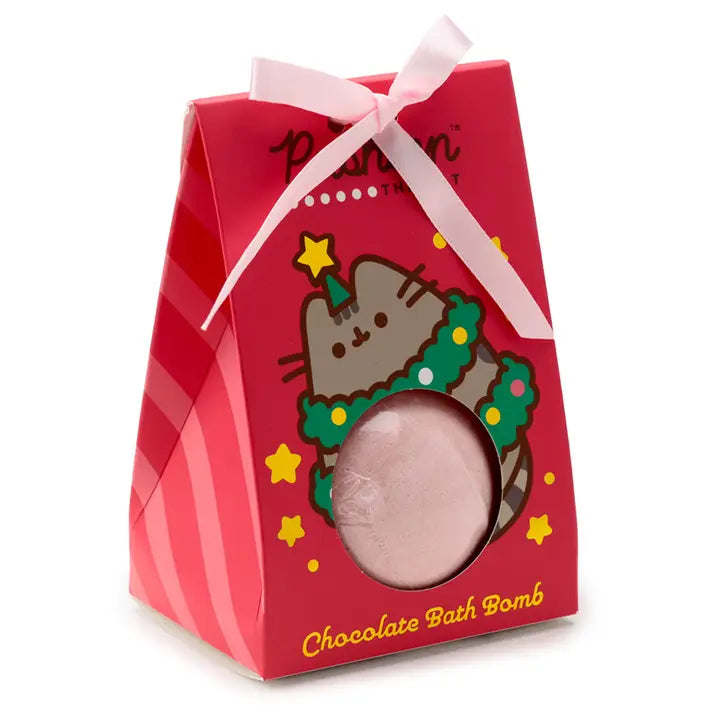 Pusheen - Bombe de bain Chocolat the Cat de Noël dans une boîte cadeau